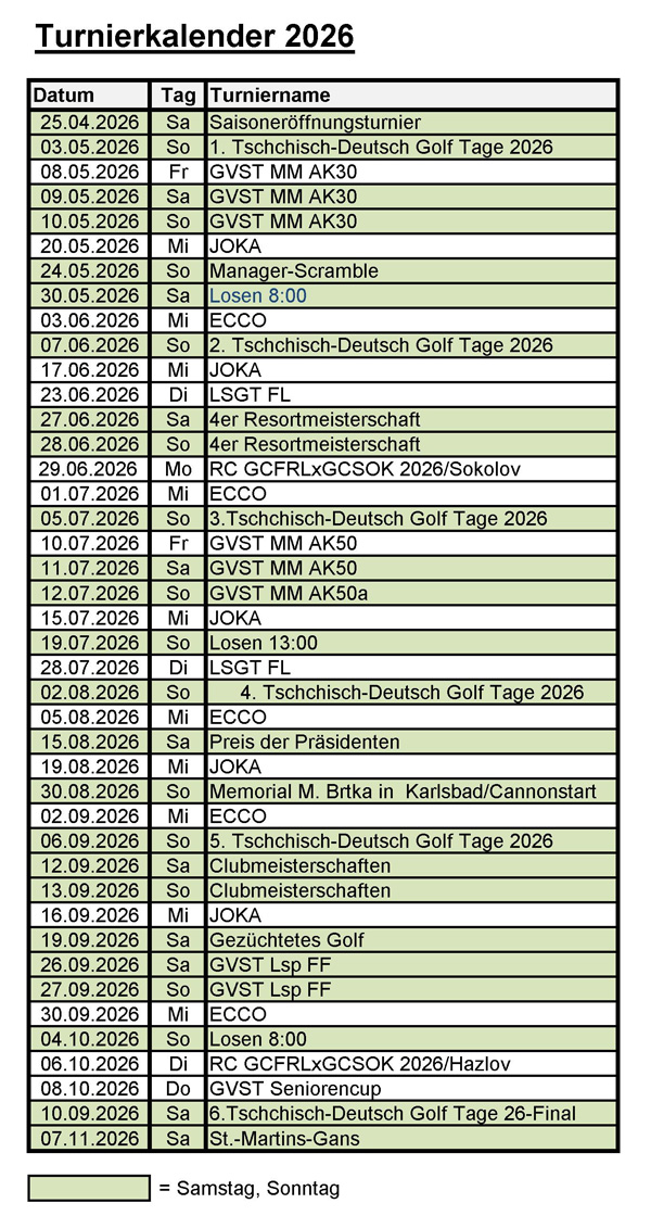 Turnierkalender 2026x